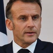 Macron/Evyatar David.