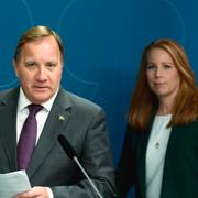 Stefan Löfven (S) och Annie Lööf (C). Arkivbild. 