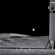 Illustration av månlandaren.