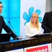 Jimmie Åkesson, Julia Kronlid och Mattias Karlsson.