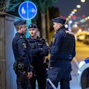 Polisinsatsen i Malmö. 