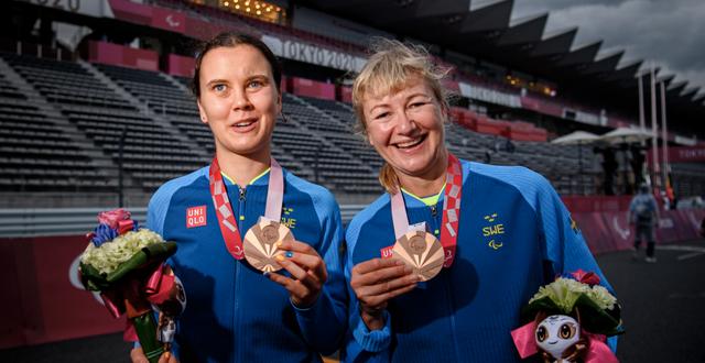 Louise Jannering och Anna Svärdström.  SIMON HASTEGÅRD / BILDBYRÅN