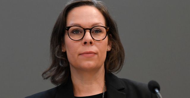 Migrationsminister Maria Malmer Stenergard (M) Marko Säävälä/TT