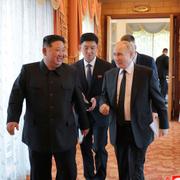 Kim Jong-Un och Vladimir Putin träffades 2024. 