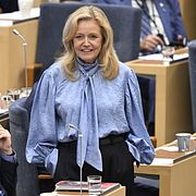 Centerpartiets partiledare Elisabeth Thand Ringqvist.