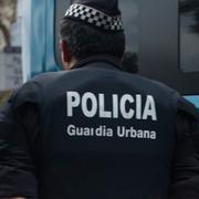 Illustrationsbild. Polis i Barcelona 