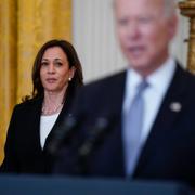 Kamala Harris och Joe Biden.