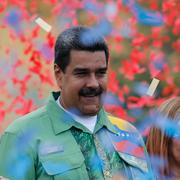 Sittande president Nicolás Maduro väntas vinna söndagens val i Venezuela. 