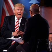 Donald Trump intervjuas av Matt Lauer, 7 september 2016. 