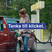 Daniel Helldén (MP). Skärmdump ur M:s valfilm.