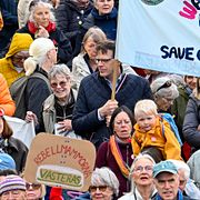 Klimatmarsch i Stockholm den 16 april 2026.