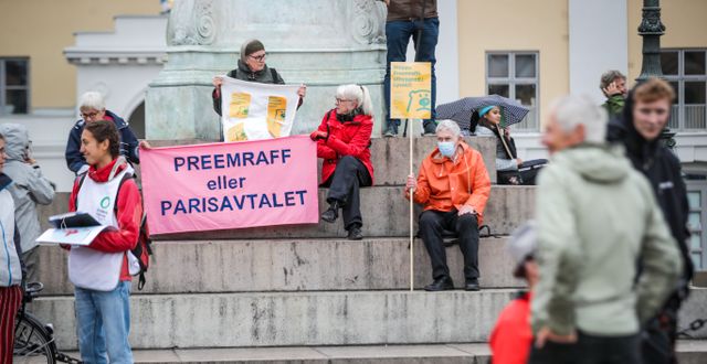 Protester mot Preemraff i Göteborg i september. Adam Ihse/TT / TT NYHETSBYRÅN