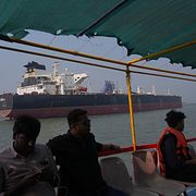 Illustrationsbild: Annat fartyg i Hormuzsundet.