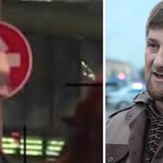 Ramzan Kadyrov till höger.