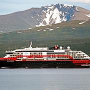 Fartyget på plats i Tromsø i dag.