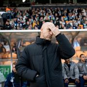 Henrik Rydström under lördagens fotbollsmatch i allsvenskan mellan Västerås SK.