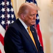 Arkivbild på Donald Trump från den 22 juli.
