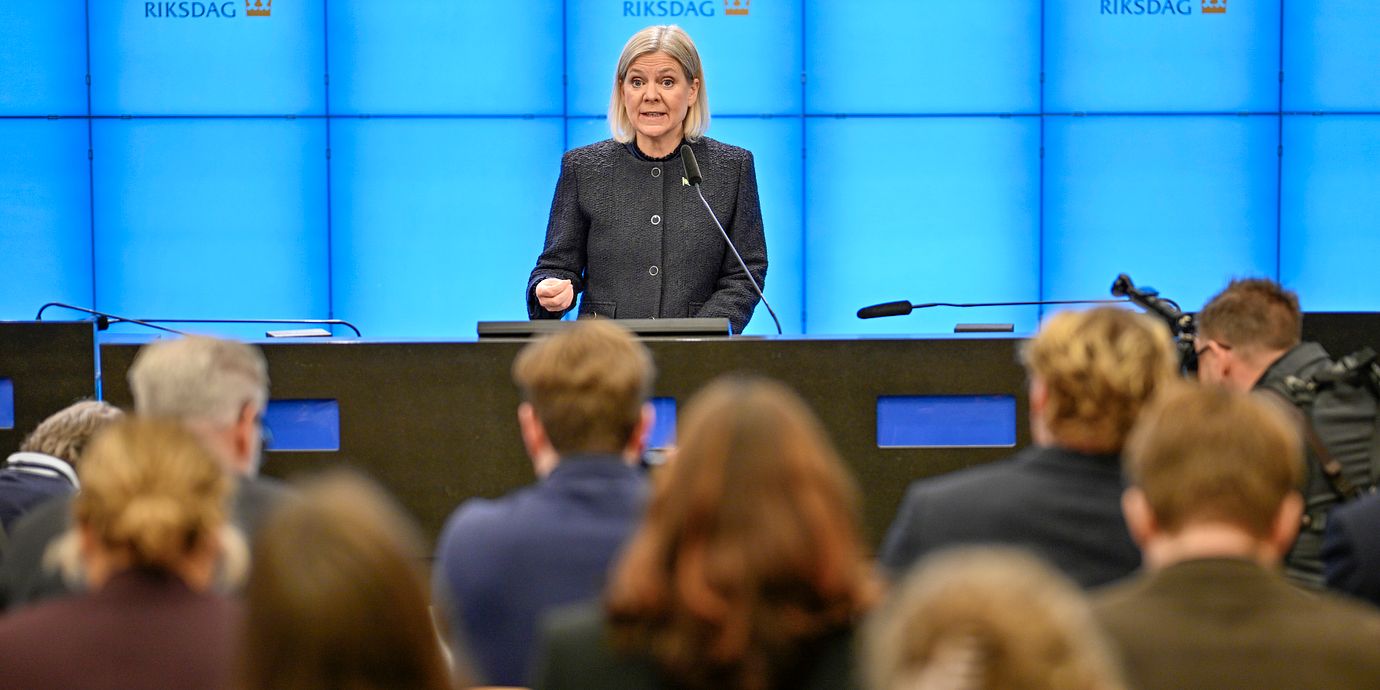 S-ledaren Magdalena Andersson.