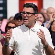 Britain’s Labour party candidate Andy Burnham.