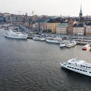 Gamla stan sett från vattnet.