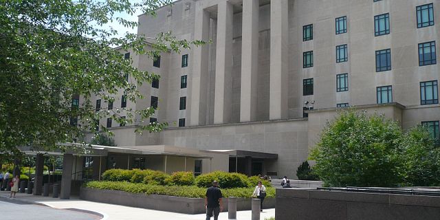 Amerikanska UD:s högkvarter. Wikimedia Commons