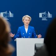 EU-kommissionens ordförande Ursula von der Leyen. 