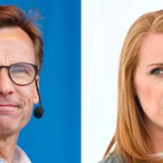 Ulf Kristersson och Annie Lööf. 