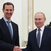 Bashar al-Assad och Vladimir Putin. 