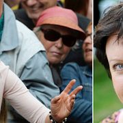 Besviken ö-bo: sommarölänningen Kronprinsessan Victoria. Glad ö-bo: gotlänningen Babben Larsson