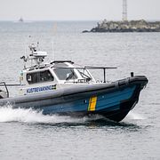 Kustbevakningen har bordat fartyget Caffa utanför Trelleborg. Arkivbild, tagen i Malmö.