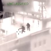 En skärmdump från en film som Kristi Noem delat på sociala medier. 