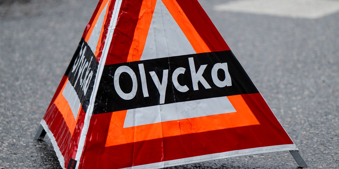 Arkivbild från en olycka i Stockholm 2025.