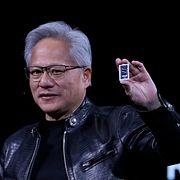 Nvidias vd Jensen Huang i Taiwan.