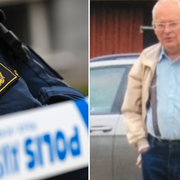 Gert-Inge Bertinsson/polisens sökarbete i Markaryd. Arkivbild.