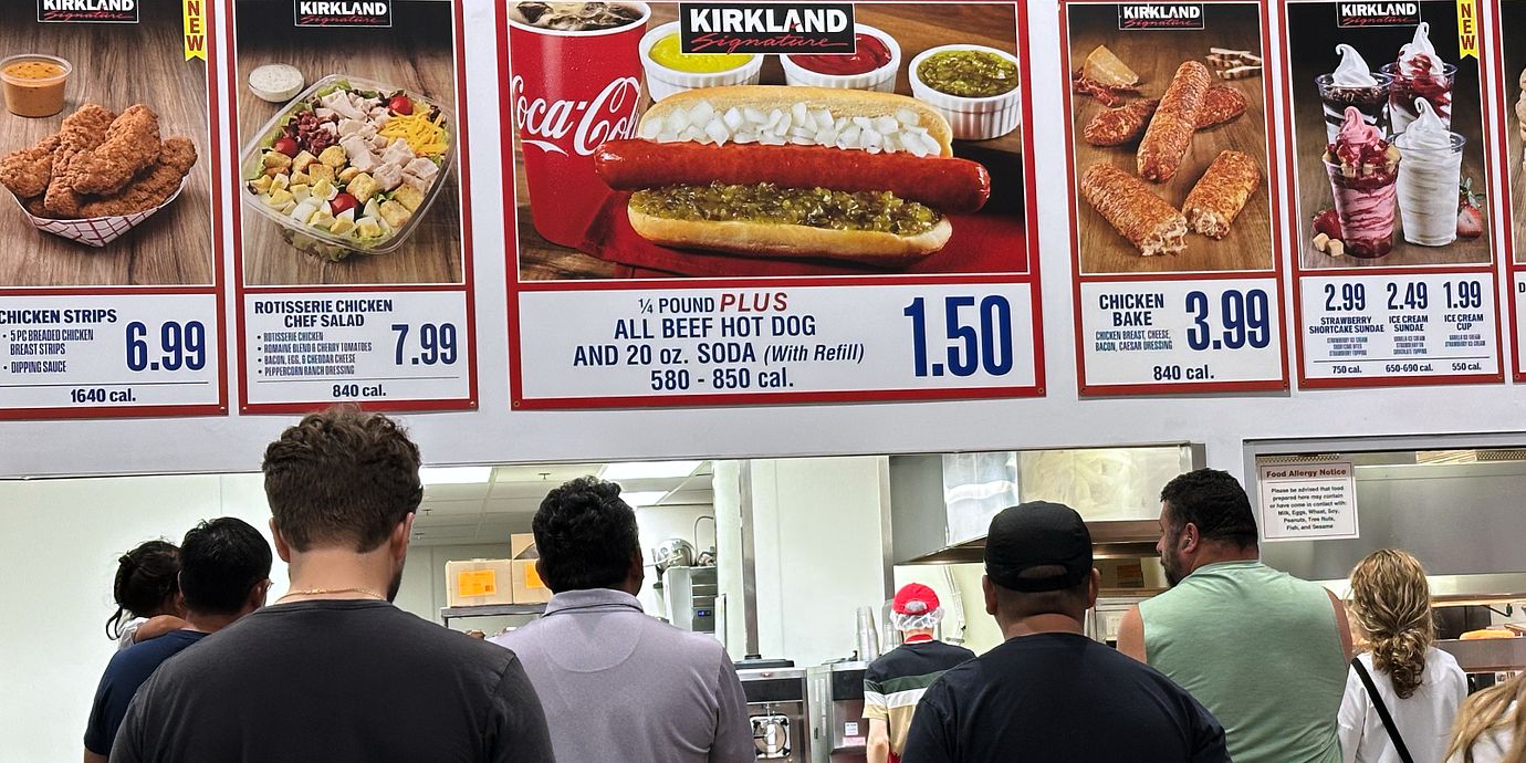 Amerikaner på en servering i Prospect i Illinois tidigare i sommar.