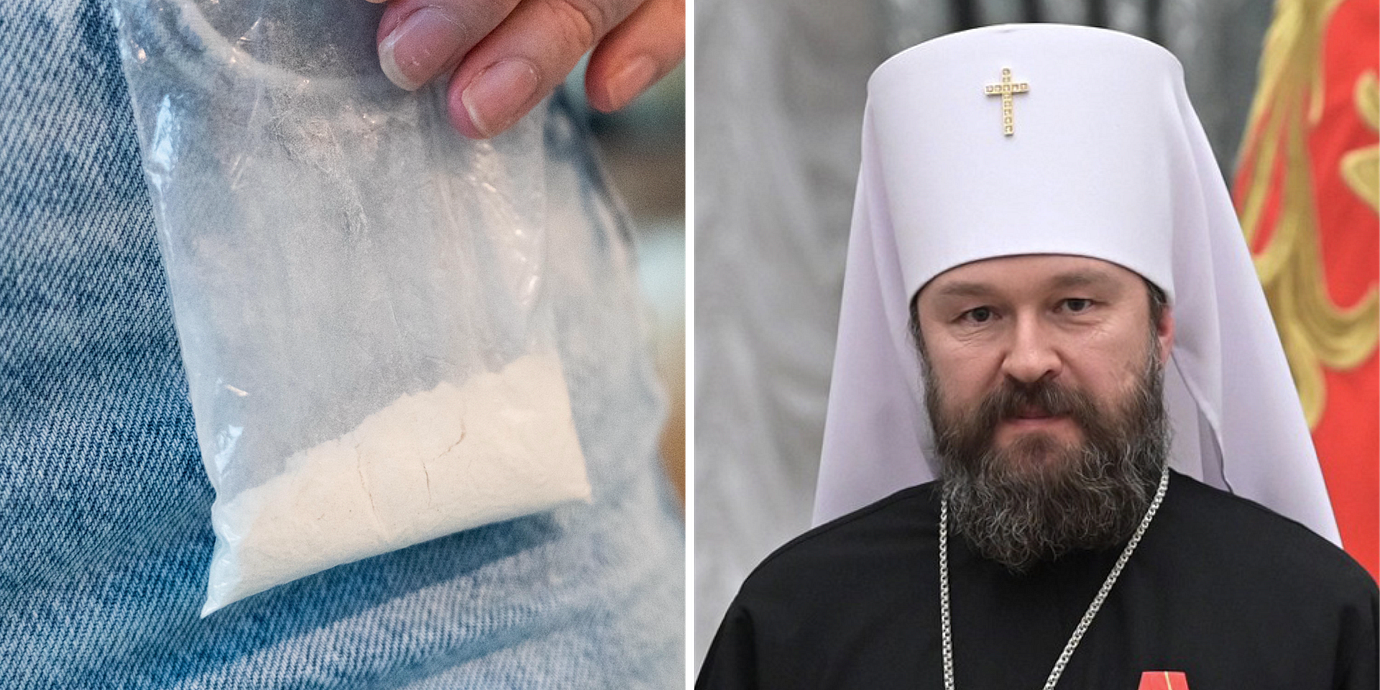 Den rysk-ortodoxe biskopen Hilarion greps i söndags, efter att tjeckisk polis hittade narkotika i hans bil.