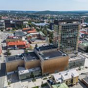 Skellefteå stad, kulturhuset Sara i centrum.
