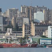 Hamnen i Mozambiques huvudstad Maputo.