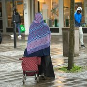Fokliv i förorten Husby i Stockholm. Arkivbild.