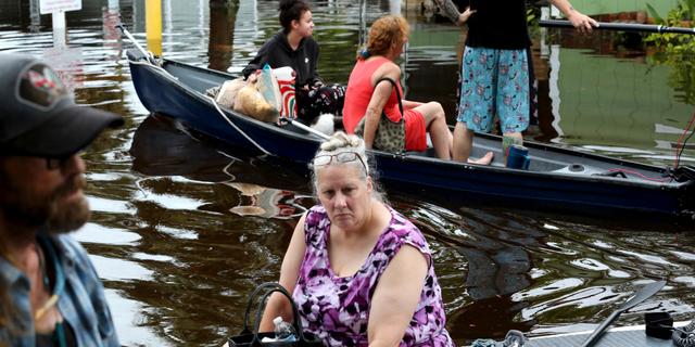 Idalia slog mot Big Bend-regionen som är relativt glest befolkad. Jennifer Glenfield / AP