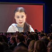 Greta Thunberg i Davos.