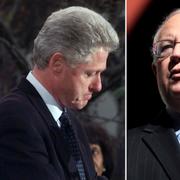 Hillary och Bill Clinton under riksrättsrättegången/Ken Starr.