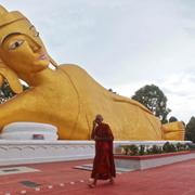 Buddhistiskt tempel i Bangladesh. Arkiv.