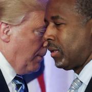 Donald Trump och Ben Carson.