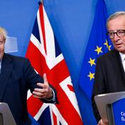 Boris Johnson och Jean-Claude Juncker.