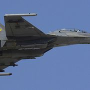 Arkivbild på kinesiskt Su-27.