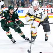 Victor Olofsson i matchen mot Minnesota Wild.