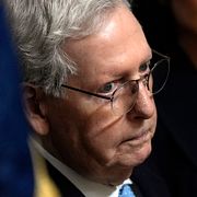 Mitch McConnell i januari 2025.