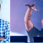 Carl Falk och Avicii.