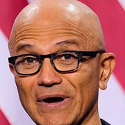 Microsofts vd Satya Nadella.